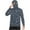Dark Gray, variant on DDAPJ pyju Men's Performance Fishing Hoodie Shirt UPF 50  Sun Protection Long Sleeve Printed Hooded Shirts with Face Mask Dark Gray XL