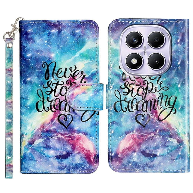 For Xiaomi Redmi Note 14 Pro 4G Wallet Case Pattern Printed Phone Leather Phone Cover - Bears
