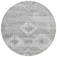 thumbnail image 2 of Addison Rugs Chantille Indoor/Outdoor Transitional Southwest Silver Washable Round Rug, 8' x 8', 2 of 6