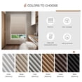 thumbnail image 6 of Bennium Cellular Shades Cordless Blackout Blinds for Bedroom Bathroom Indoor Windows Door Window with Glass,Honeycomb Retractable Sun Blocking, " Wide x 72" High,Beige,JZCEL48BG72C, 6 of 9