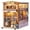 Brown, variant on DIY Miniature Dollhouse Kit, Book Nook Kit DIY Miniature House, Wooden Dollhouse Kit, Best Birthday and Christmas Gifts for Women and Girls (Soul Bookstore)