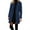 Navy, variant on qucoqpe Womens Wool Blend Trench Coat Casual Notched Lapel Collar Double Breasted Pea Coat Fall Winter Long Sleeve Jackets