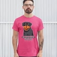 thumbnail image 3 of Tee Hunt Life is Better with My Rottweiler T-Shirt Rottie Pet Dog Lover Men's Tee, Hot Pink, X-Large, 3 of 5