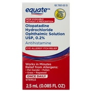 Equate Eye Allergy Itch Relief Solution 0.2%, 2.5 ml