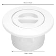 thumbnail image 1 of 2pcs Pool Jet Nozzles Swimming Pool Uction Outlet Vacuum Fittings Water Return Jet Replacement, 1 of 7