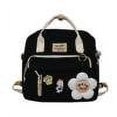thumbnail image 2 of CNKOO Fashion Women School Contrast Color Patchwork Large Capacity Backpack Handbag, 2 of 9