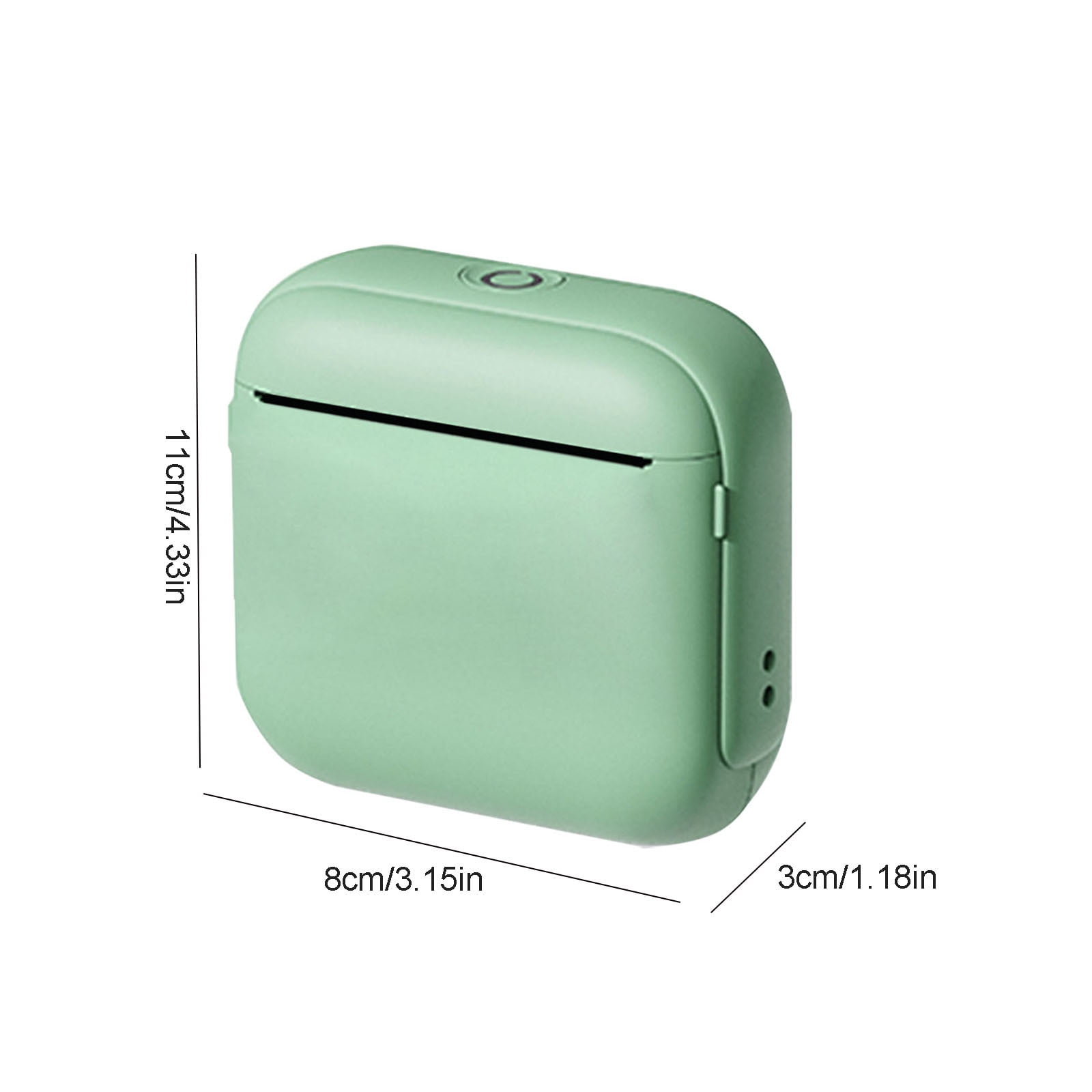 Cagogo Thermal Label Printer, Bluetooth Barcode Printer Portable Wireless, Inkless Adhesive Label Maker for Home Office Shipping, Teen Photo Mini Printer