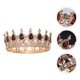 thumbnail image 3 of Tiara de corona nupcial con decoración de diamantes de imitación, tocado de boda, joyería para el cabello, 3 of 7