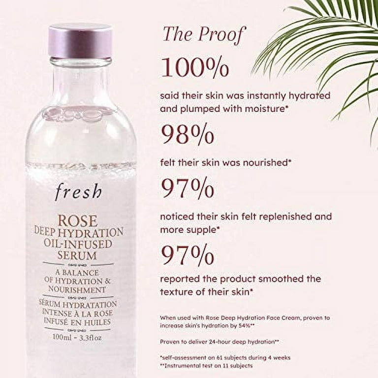 Fresh Rose Deep Hydration Oil-Infused Serum 100ml/3.3oz
