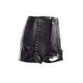 thumbnail image 4 of Minnieouse Mujeres estilo gótico PU cuero poliéster pantalones cortos niñas fiesta banquete Cosplay disfraz Sexy cintura alta pantalones Prendas para la parte inferior del cuerpo S, 4 of 6