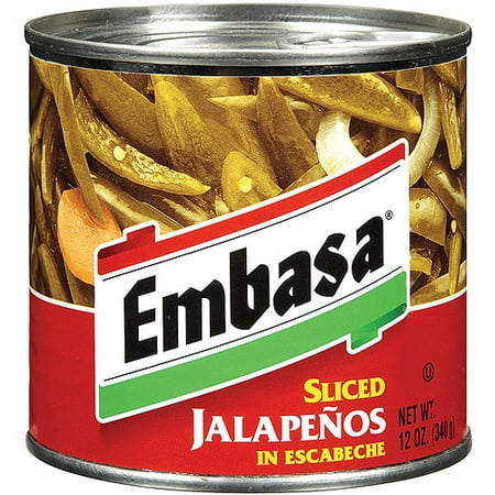 Embasa Sliced Jalapenos In Escabeche, 12