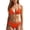 Saffron, variant on Women's Sexy Backless Two-piece Swimsuit With Bow Tie Black L