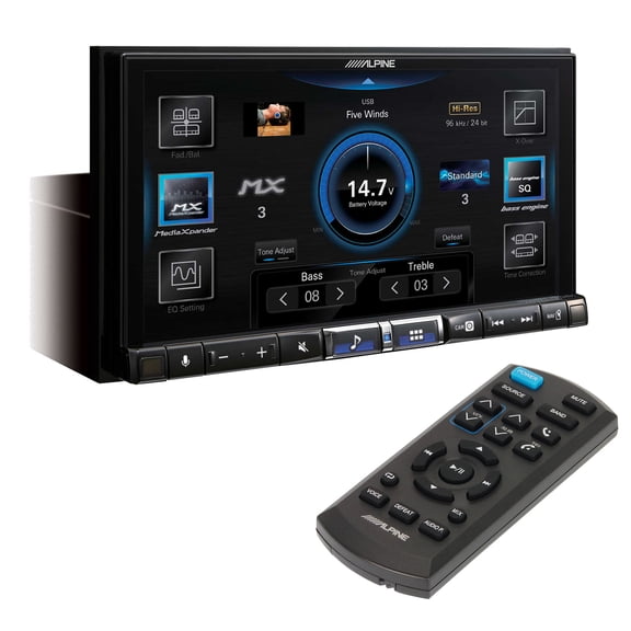Alpine iLX-507 Digital multimedia receiver & RUE-4360 Remote Bundle