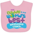 thumbnail image 3 of Inktastic Daddy is Worlds Best Wrestling Coach Boys or Girls Baby Bib, 3 of 4
