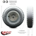 thumbnail image 2 of SCC- 12" x 3.5" Gray Pneumatic Wheel Only with 4" Centered Hub and Ball Bearings, 2 of 2