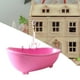 thumbnail image 5 of 1/6 Dollhouse Bathtub Dollhouse Decoration Doll Miniature Dollhouse Pretend Toys Simulation Bathroom Accessories For Kids Gifts Rosado Hugo Bañera de casa de muñecas, 5 of 10