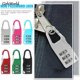 thumbnail image 2 of Candado De Puerta De Equipaje , Combinación De Dígitos De 3 Esferas , Código Seguro Secreto , Cerraduras De Contraseña , Bolsa De Libros , Mochila Antirrobo , Con Cremallera huangjie unisex, 2 of 2
