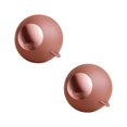 thumbnail image 1 of Oleegame Brosse de Nettoyage 2 Pcs, Brosse à Cheveux Collante Portable de Luxe Léger, Lavable avec Couvercle, Anti-Poussière, Rouge, 1 of 9