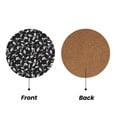 thumbnail image 2 of Xecao Black White Leaves for MDF Cork Coaster 4 Pcs,Drink Coasters,Suit for House Warming Gifts New Home ,Coffee Table Decor-Round Shape, 2 of 7