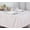 Rose Gold, variant on Kashi Home Glitter Fabric Tablecloth with Decorative Glitter Design for Gathering, Buffet Table, Parties, Holiday Dinner, Wedding & More, 52"X70", White