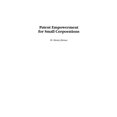 thumbnail image 1 of Patent Empowerment for Small Corporations, 1 of 2