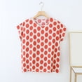 thumbnail image 2 of ameIAEA Short Sleeve Summer Tee Shirts for Women Round Neck Basic Tops Soft Pajama Shirt 2024, 2 of 3