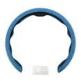 thumbnail image 1 of Funda para volante de cuero artificial PU ABS Protector de volante de automóvil 14.96" Azul Haze 1 Pc, 1 of 6