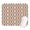 Dog Paw Checkerboard, variant on 20x22.5cm Mouse Pad, Non-Slip Waterproof Rubber Base, Smooth Precise Desk Mat,Dog Paw Checkerboard Brown White Pattern