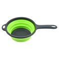 thumbnail image 5 of Paquete de 3 coladores de silicona plegables para cocina, colador plegable con asas, colador plegable que ahorra espacio para escurrir Pasta, 5 of 5