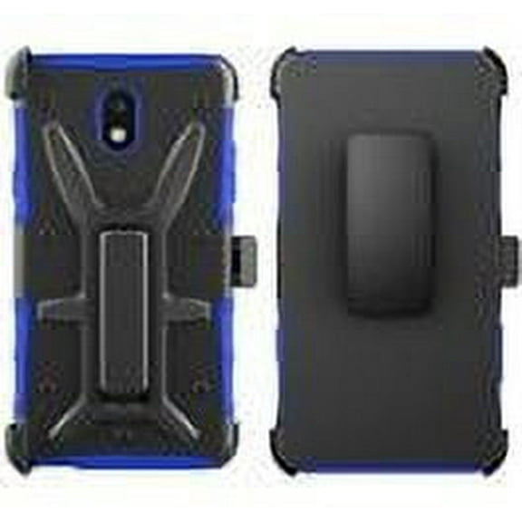 GSA Rugged Kickstand Case Holster For Samsung Galaxy J7 (2018), J737 Blue