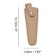 thumbnail image 2 of Ofertas Únicas 2 Pcs Funda de Tijeras Duradera Tono Dorado Cuero Sintético, 2 of 5