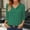 Army Green, variant on Oplxuo Womens Blouses Dressy Casual Business Tops 3/4 Sleeve V Neck Work Office Shirts