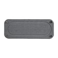 thumbnail image 2 of Alfombrilla de posavasos de copa de diatomita absorbente de agua, almohadilla de jabón de baño bandeja pequeña decoración de mesa portavasos para el óvalo gris oscuro Macarena Posavasos de diatomeas, 2 of 8