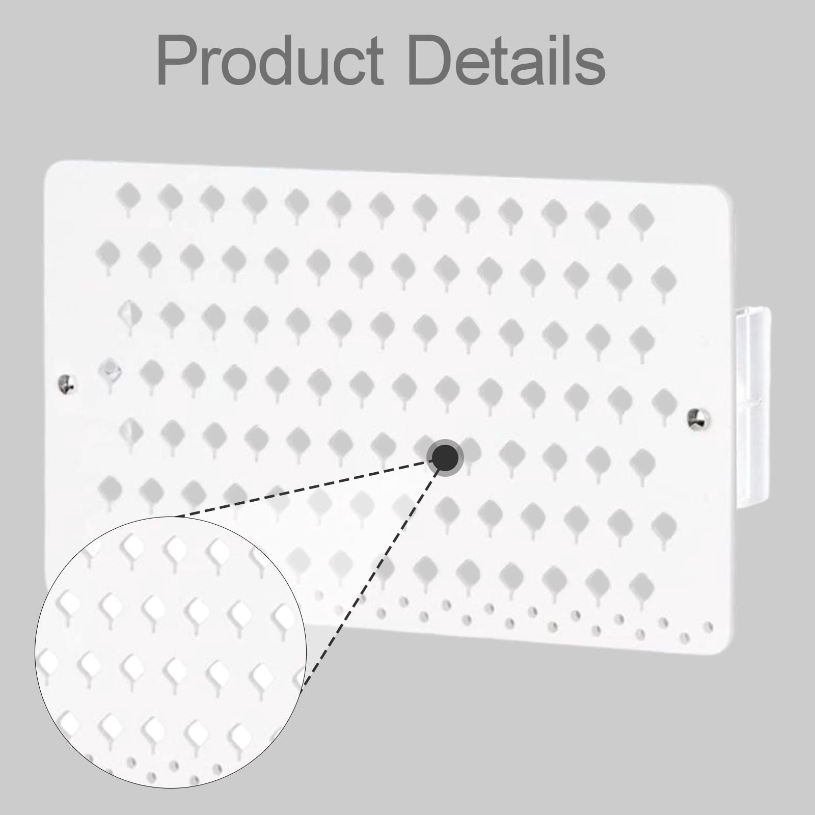 Segolike Earring Hanging Organizer Ear Studs Display Rack Acrylic Sturdy Dresser Jewelry Storage Rack Earring Holder Stand for Bedroom