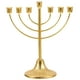 thumbnail image 1 of ColoMX Candelabro antiguo de múltiples cabezas, candelabro decorativo de Metal, Menorá de Israel, decoración del hogar, 1 of 8