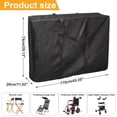 thumbnail image 2 of Bolsa de almacenamiento para silla plegable Uranshin grande 110x74x28 cm negra 600D, 2 of 7