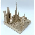 thumbnail image 2 of Dubai 3D City Famous Building Model Statue Souvenir Decoration for Home Office Gold 4”, 2 of 5