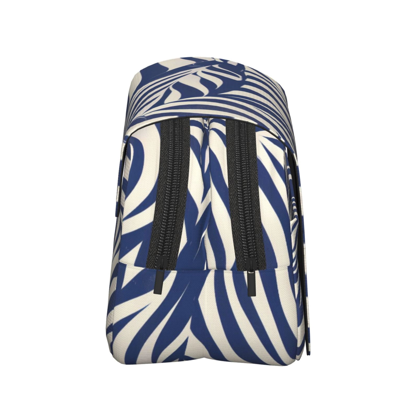 Large-Capacity Flip-Top Double-Layer Pencil Case, Multi-Functional Pocket Pen Case, Durable Stationery Organizer Zebra Print Style Steelblue_1