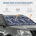 thumbnail image 7 of Picia Plant 2 Piece Car Windshield Sun Shade Foldable | Foldable Sun Shield for Front Window Blocks UV Rays and Keeps Your Vehicle Cool-Medium, 7 of 7
