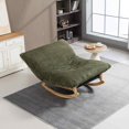 thumbnail image 2 of Timbernest Bean Bag Rocking Chair for Indoor Outdoor, Accent Armless Lazy Sofa, Corduroy Casual Single Couch, Green, 2 of 5
