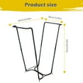 thumbnail image 2 of XZKING 1 Pack Trash Bag Holder Stand, Metal Leaf Bag Holder Stand Holds 30-45 Gallon Garbage Bags, Outdoor Portable Trash Bag Holder for Yard Garden, 2 of 7
