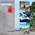 thumbnail image 7 of Pyle Indoor Outdoor Speakers Pair - 300 Watt Dual Waterproof 4” 2-Way Full Range Speaker System RED, 7 of 7