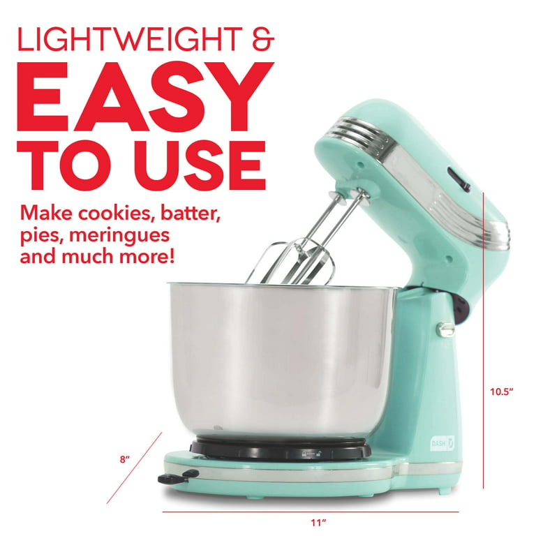 2 in 1 Hand Mixers Kitchen Electric Stand mixer with bowl 3 Quart, electric  mixer handheld for Everyday Use, Dough Hooks & Mixer Beaters for Frosting