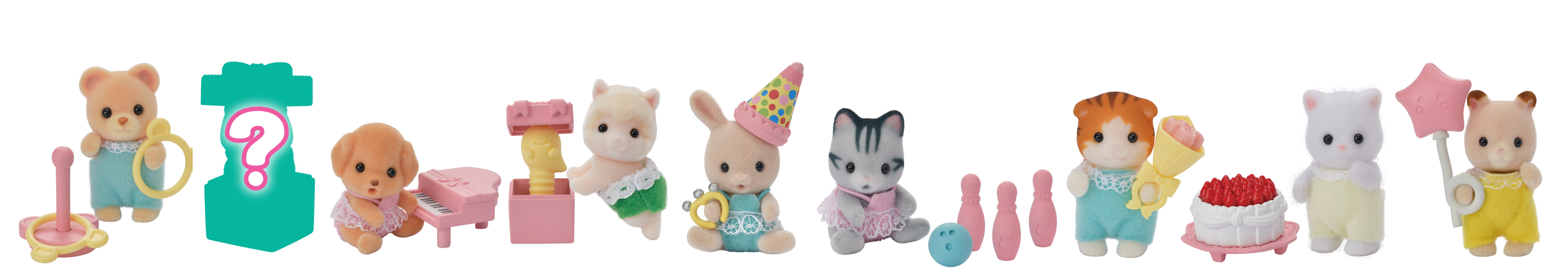 Calico Critters Blind Bag Collectibles, Series III Baby Party Series