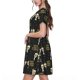 thumbnail image 2 of Disketp Happy New Year para Vestido de Manga Corta para Mujeres, Vestidos de Verano para Mujeres, Casual y Holgado para la Playa, 2 of 6