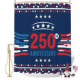 thumbnail image 2 of Shower Curtain, 36" x 72", USA 250th Anniversary Polka Dots Star Independence Day Navy BlueWaterproof Bathroom Curtain Washable Shower Curtain Set with 12 Hooks, 2 of 9
