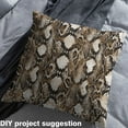 thumbnail image 2 of Castle Fairy Animal Print Fabric by the Yard 1 Yard,Abstract Geometric Home Decor Fabric by the Yard,Black Brown Room Decor Fabric by the Yard,Lightweight Wildlife Room Decor, 2 of 6