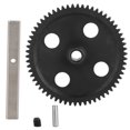 thumbnail image 1 of Engranaje de reducción de 51 mm Engranaje de desaceleración de metal 62T para WLtoys 12428 12423 1/12 (negro), 1 of 8