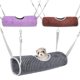 thumbnail image 4 of 1 Gris Hamac Pour Petit Animal, Lit Hamac Et Cage Tunnel Pour Rat, Hamster, Cureuil, Planeur De Sucre, Accessoires Pour Cochons D'inde, Furet, Cac, 4 of 5