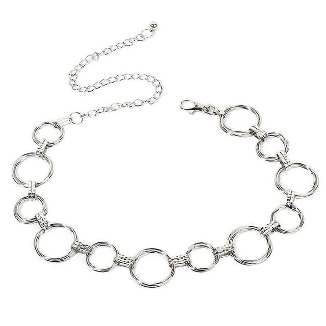Fashion Waist Chain for Women in Silver Color Made of Durable Metal for Decoration 7913895